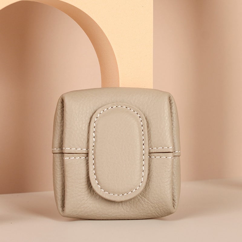 Mini-portemonnee in effen kleur