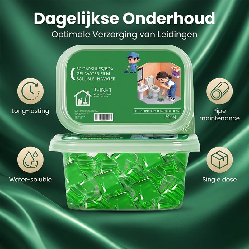 Bio Enzymatische Afvoerreinigingscapsules