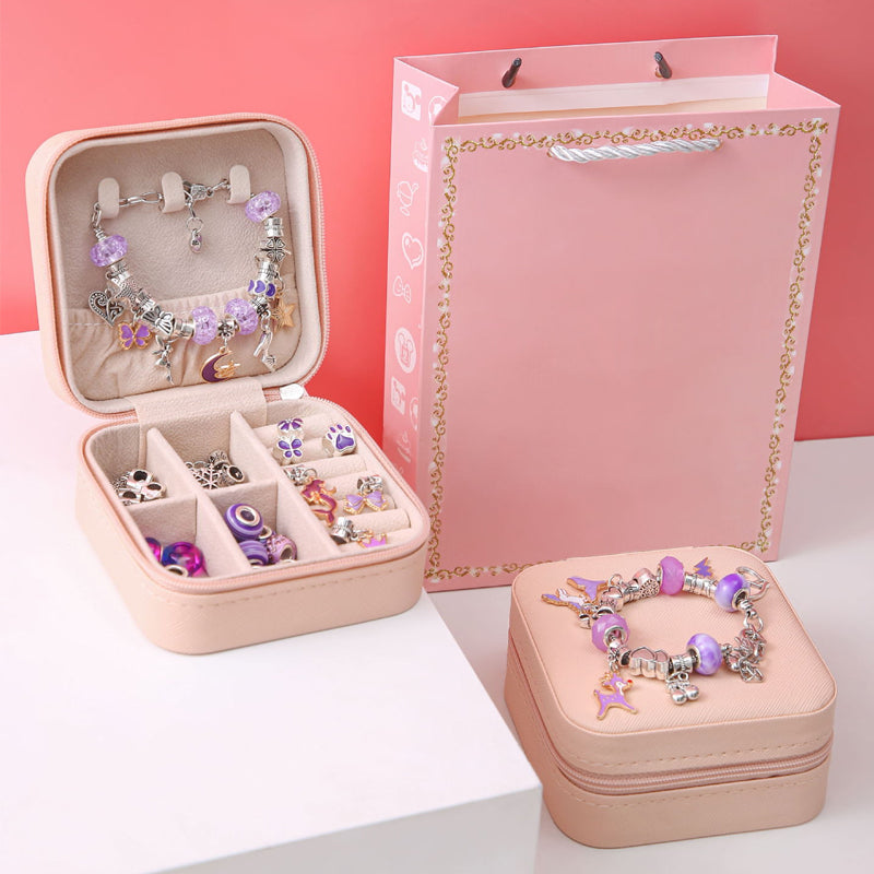 DIY handgemaakte kralenarmbandset voor kinderen