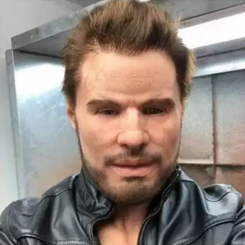 Simulatie latex masker