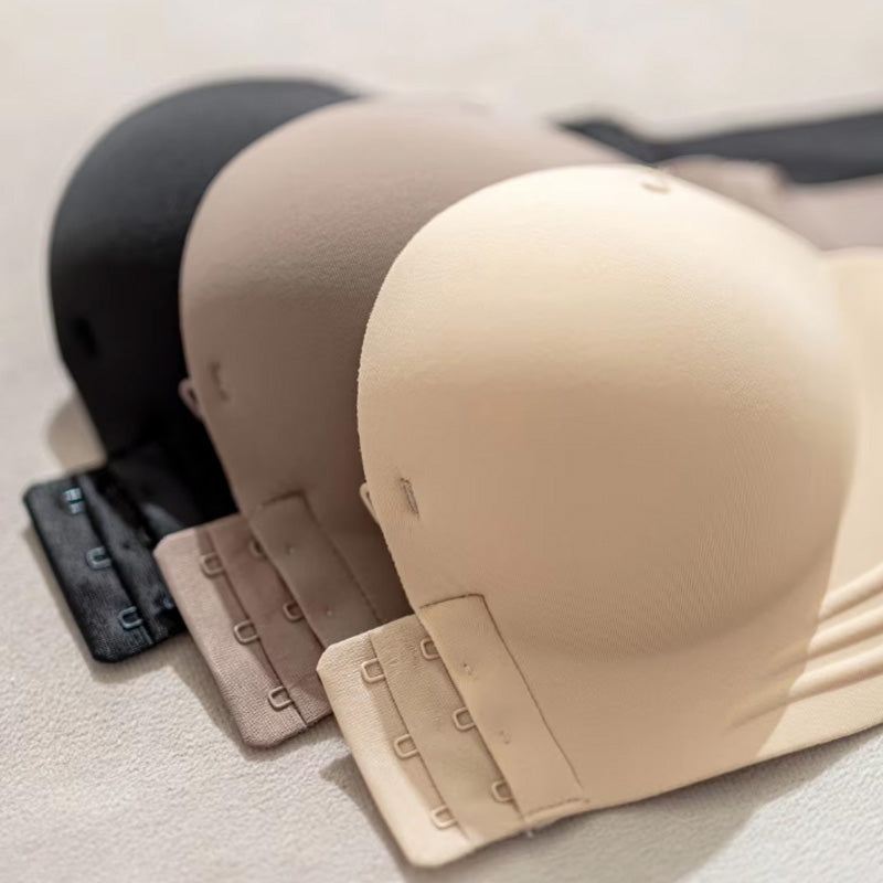 Strapless bh met antislipsluiting en voorsluiting voor dames
