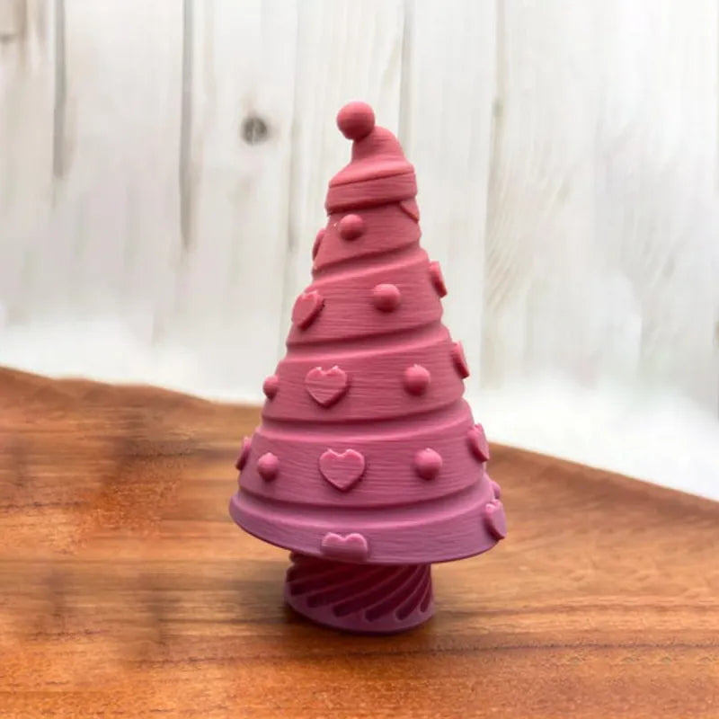 3D-geprint kerstboom-stasher-ornament