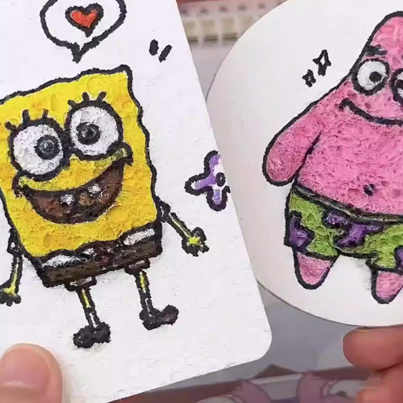 Schuimtextuur tekenpapier