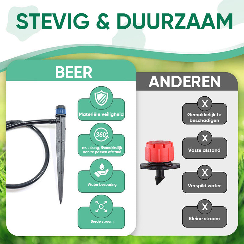 Besproeiingsset voor de tuin