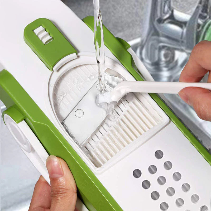 Verstelbare veilige groentesnijder