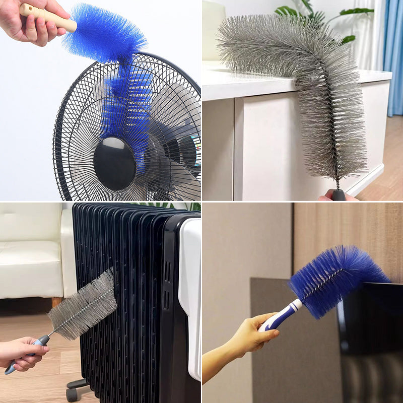 Reinigingsborstel voor ventilator