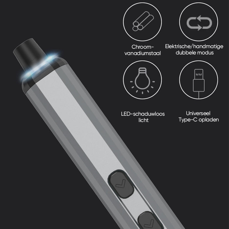 68-in-1 mini-precisie-elektrische schroevendraaierset