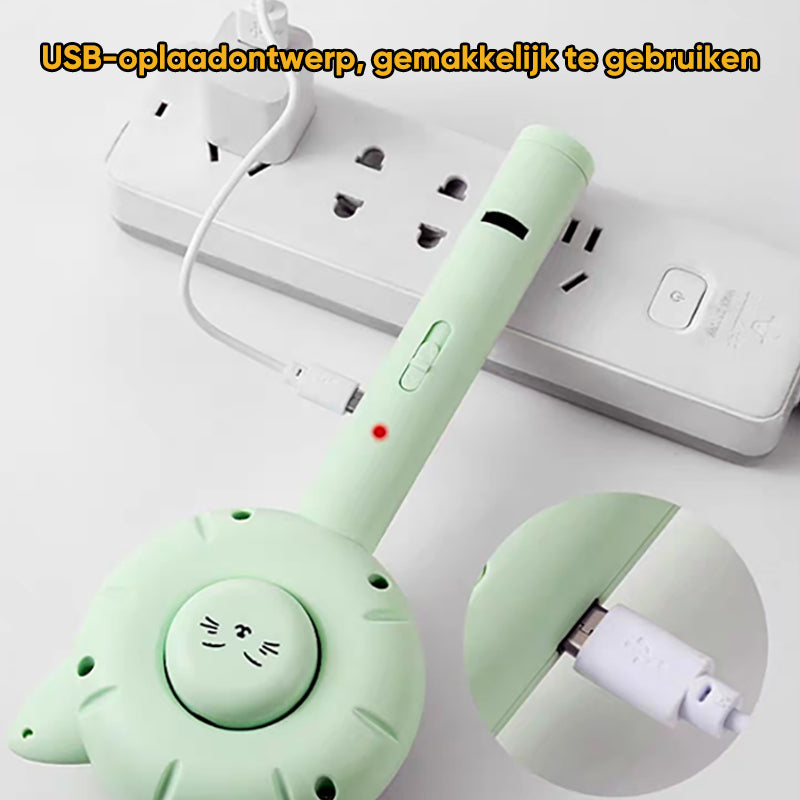 Intrekbare katteaser huisdierenkam