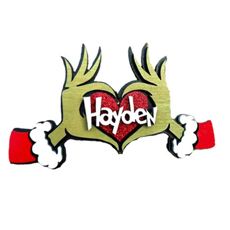 Gepersonaliseerde Grinchmas ornament, kerstversieringen