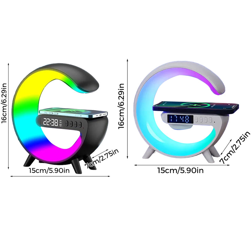G-vormige led draadloze oplaadbare luidspreker