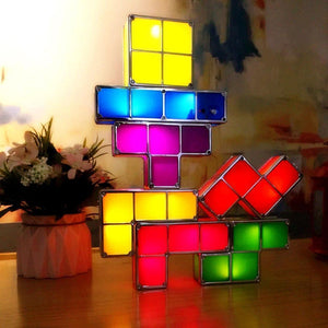 Tetris stapelbaar LED-nachtlampje