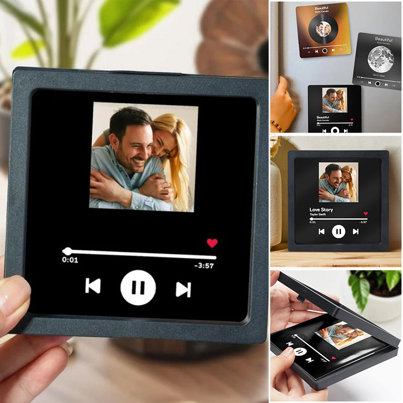 Albumkoelkaststickers – Decoratieve muziek- en fotolijst voor koppels