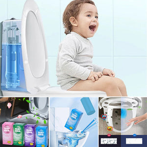 Geconcentreerde ontkalkende toiletreinigingsstick