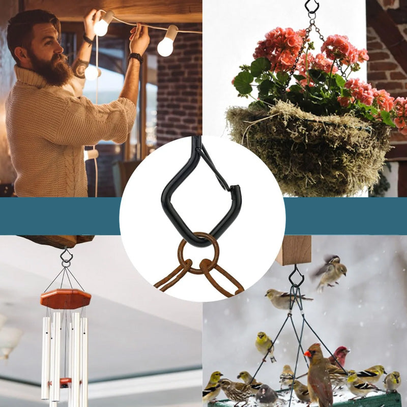 Vierkante klikophanghaken