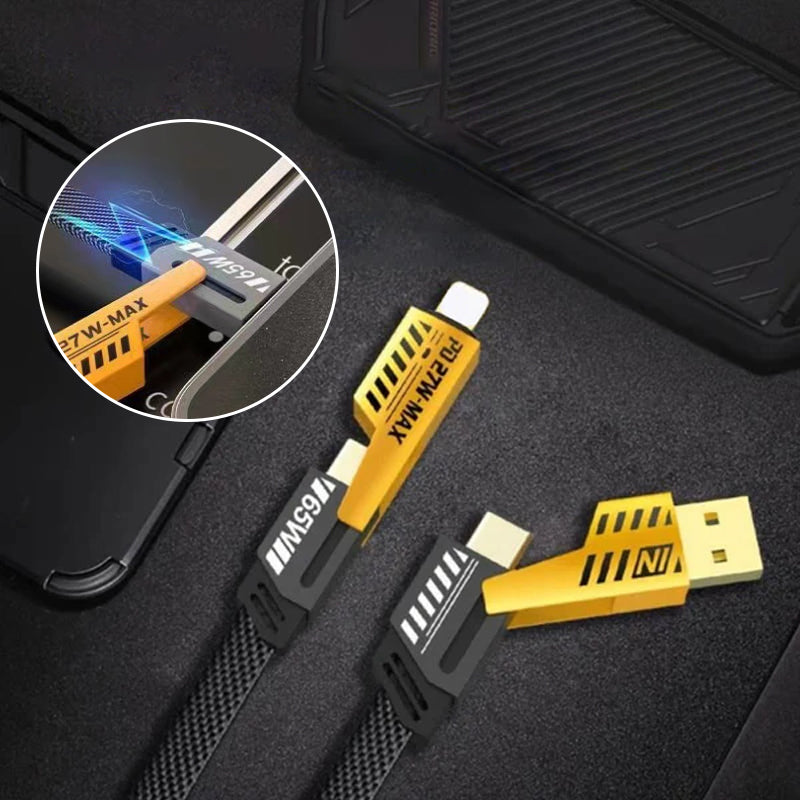 4-in-1 PD 65W snellaadkabel