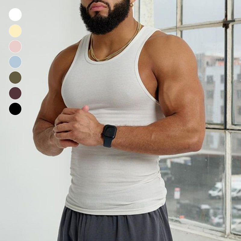 Mouwloos T-shirt voor heren