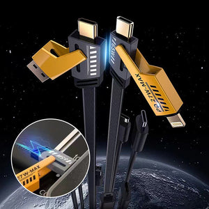 4-in-1 PD 65W snellaadkabel