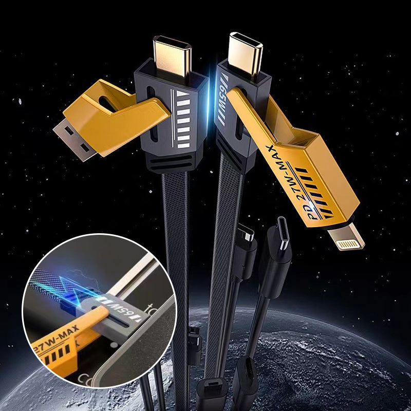 4-in-1 PD 65W snellaadkabel