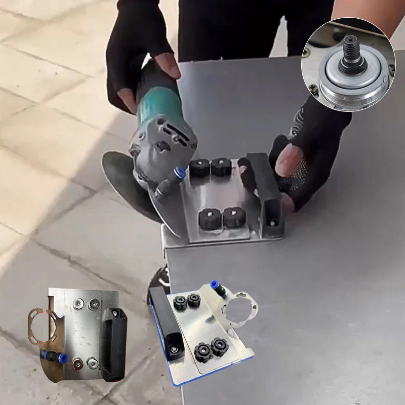 Haakse slijperstandaard voor het zagen van tegels met een afschuining van 45°