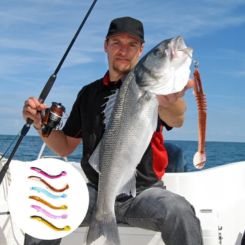 Nieuw ontwerp Angler Dragon Loach Lure 46 sectie zacht aas