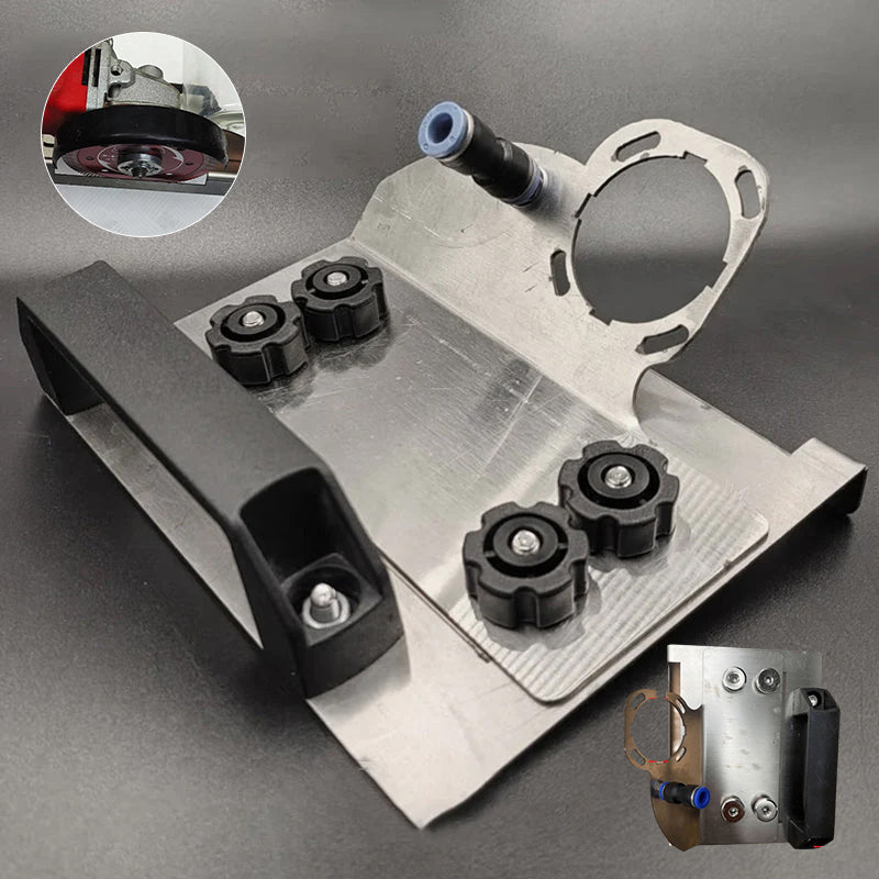 Haakse slijperstandaard voor het zagen van tegels met een afschuining van 45°