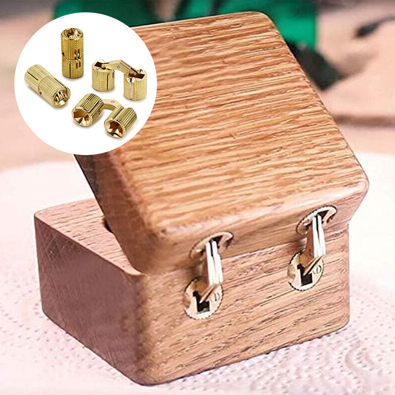 Verborgen messing scharnieren