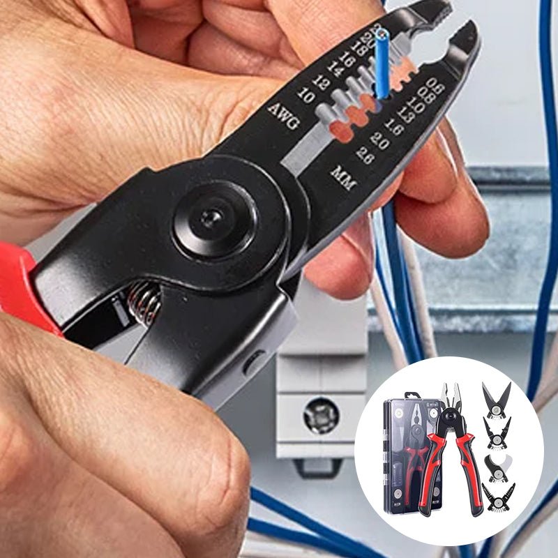 5-in-1 veelzijdige, veelzijdige gereedschapsset voor zwaar gebruik