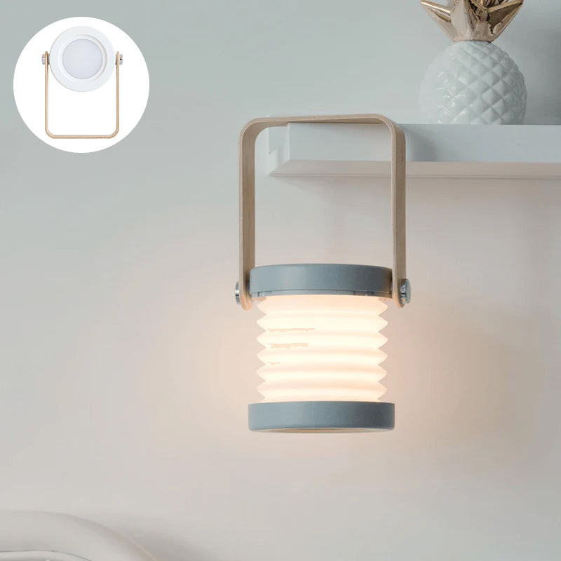 Creatieve houten telescopische lamp