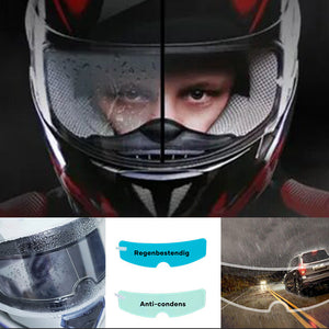 Anticondens- en regendichte viziercoating