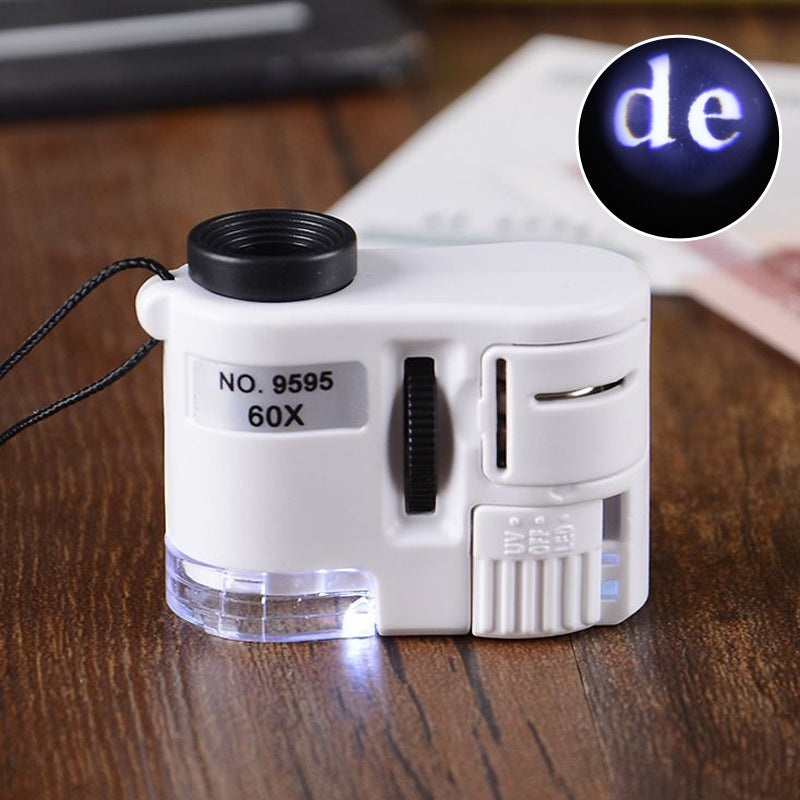 Draagbare microscoop met verlichting