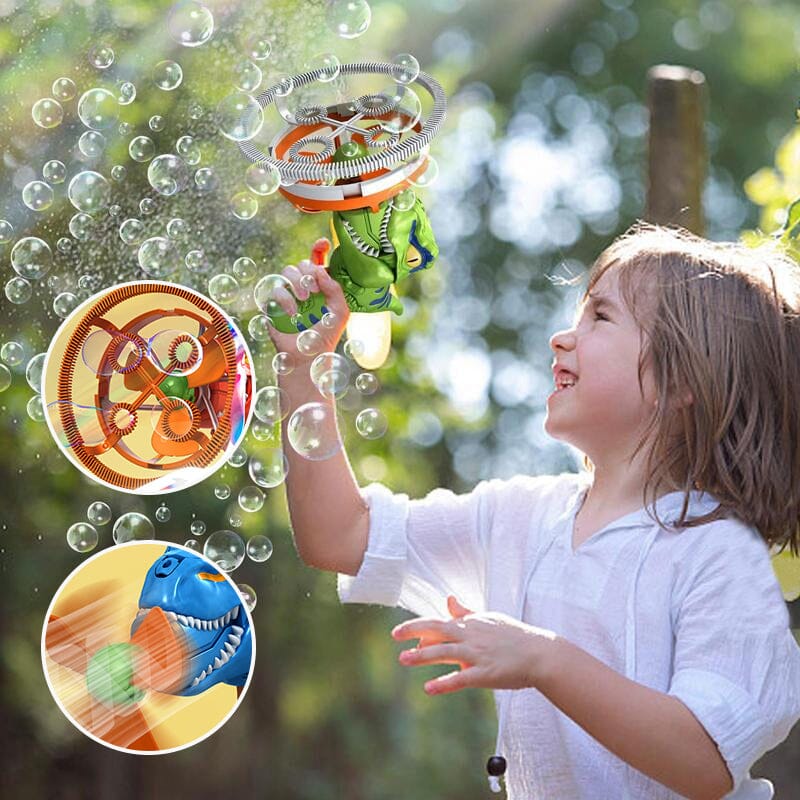 Dinosaurus blaaspistool met windpad