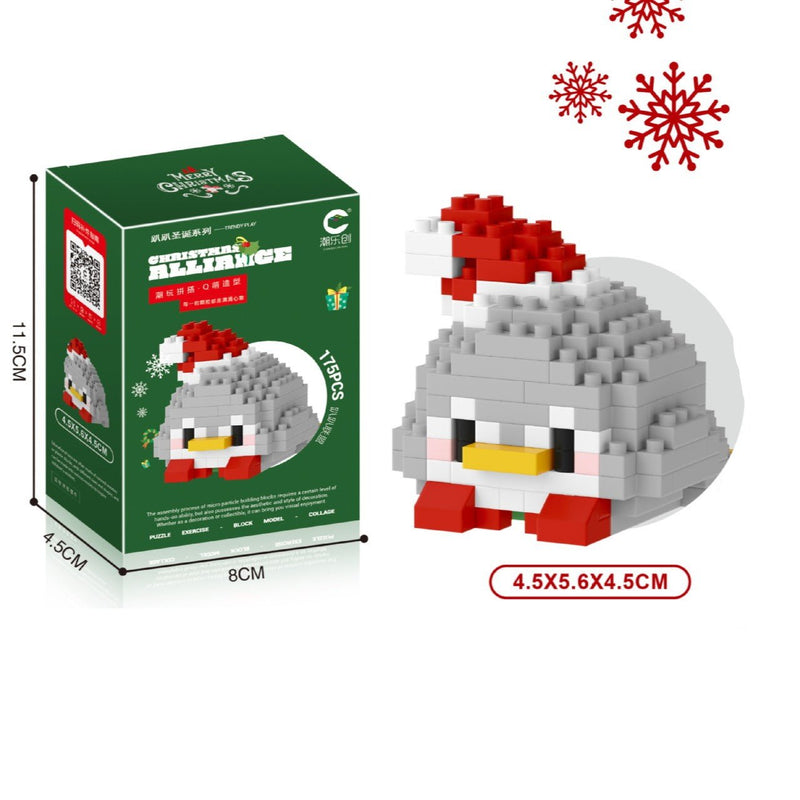 Bouwsteenset voor cartoonpoppen – Speelgoed voor het assembleren van microdeeltjes voor kinderen