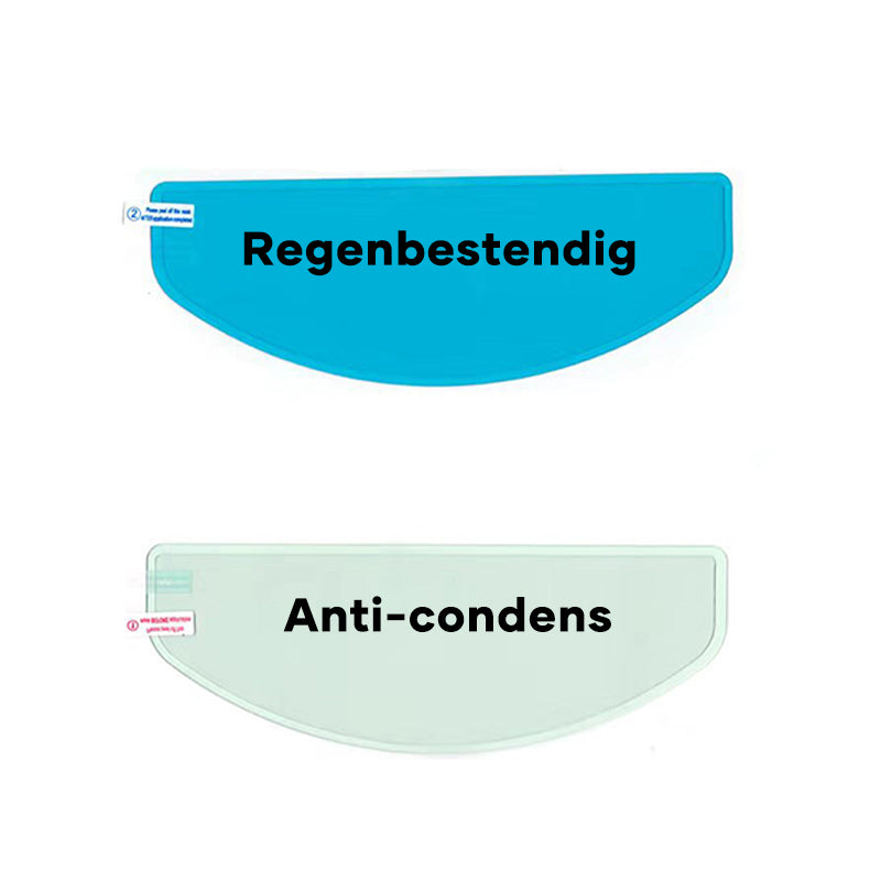Anticondens- en regendichte viziercoating
