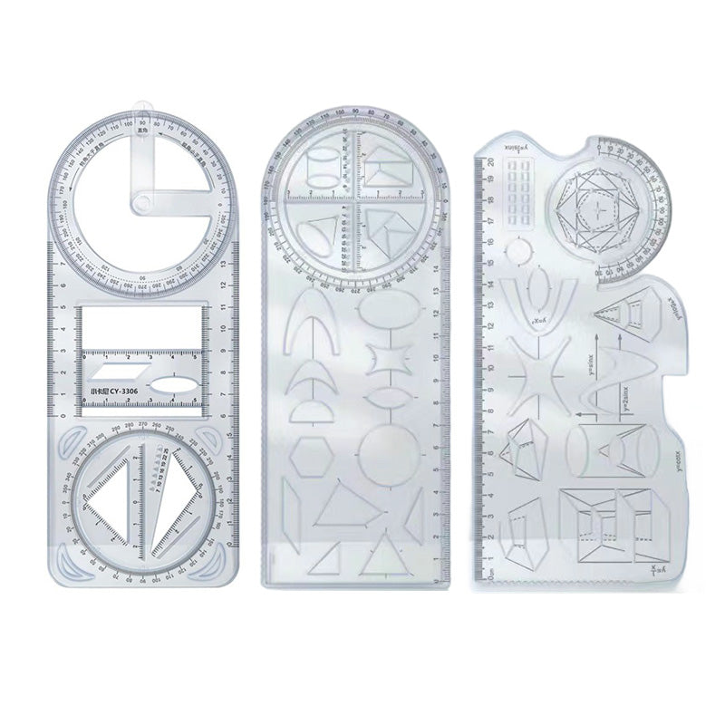 Multifunctionele tekenliniaalset