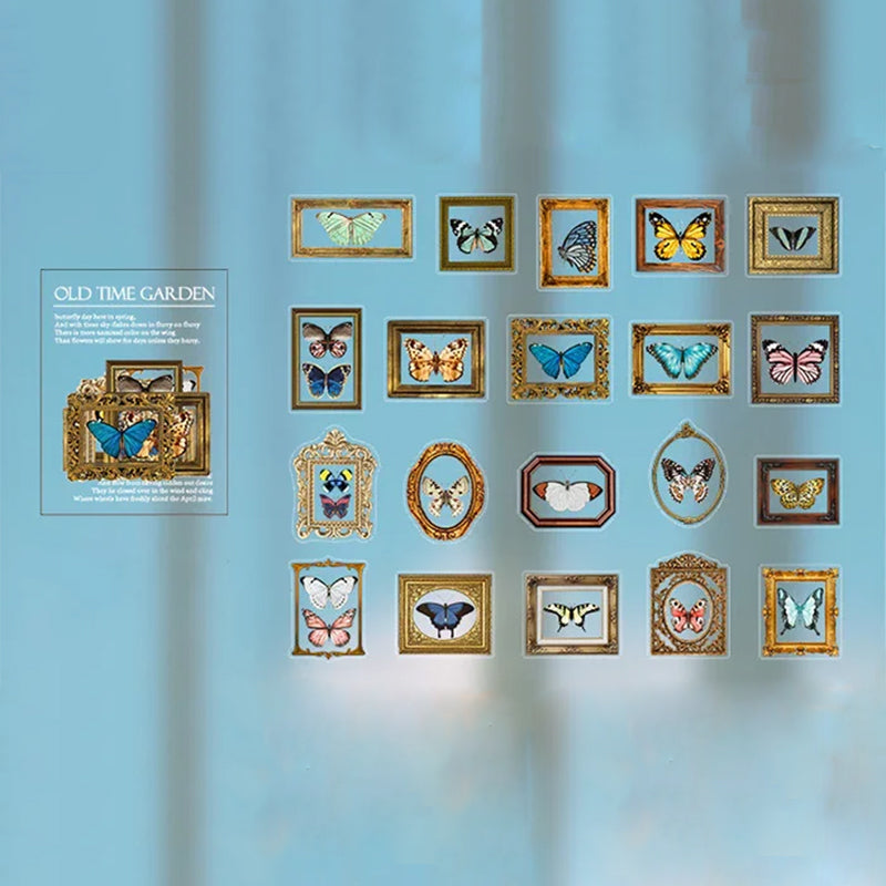 Geheugen Tuin-serie PET-stickerset