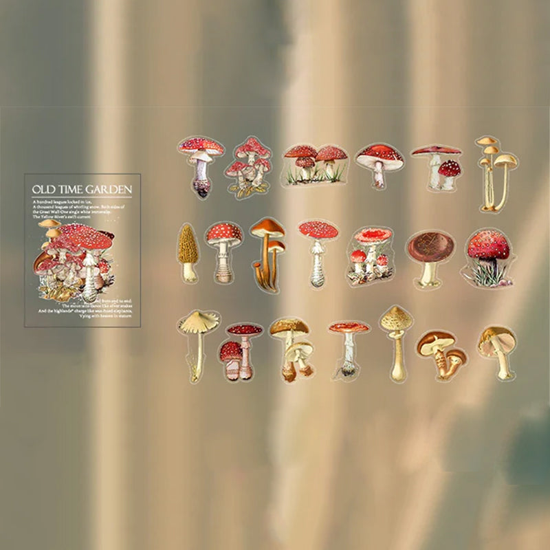 Geheugen Tuin-serie PET-stickerset