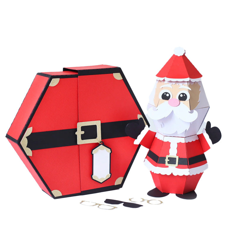 🎅3D Kerstman Prank Pop-up Box-kaart