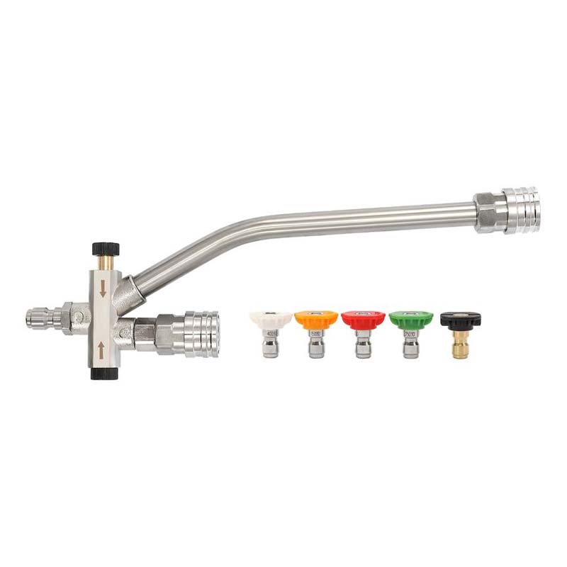 Accessoire met dubbele connector van schuimkanon