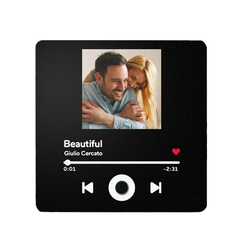 Albumkoelkaststickers – Decoratieve muziek- en fotolijst voor koppels