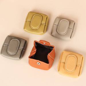 Mini-portemonnee in effen kleur