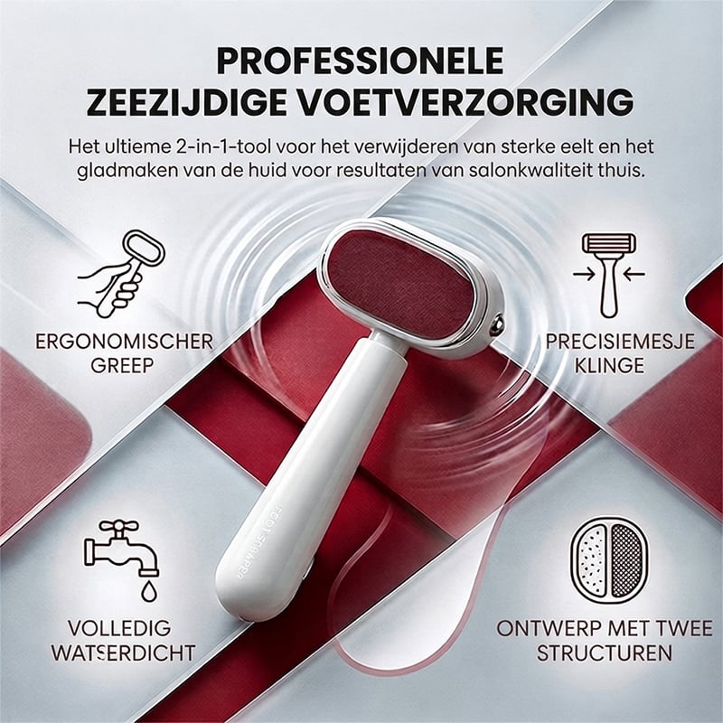 Eeltverwijderaar voor de voeten