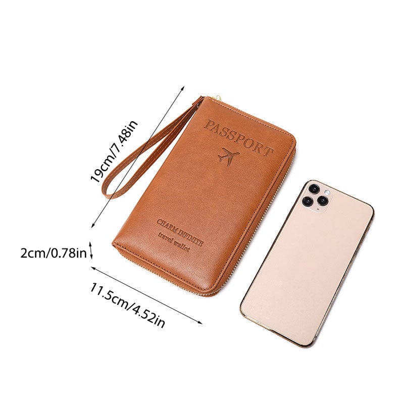 Multifunctionele RFID Paspoortportemonnee