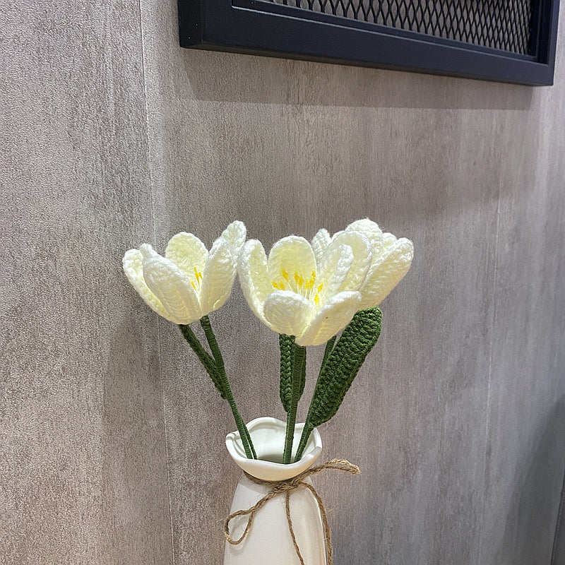 Gehaakt bloemenboeket