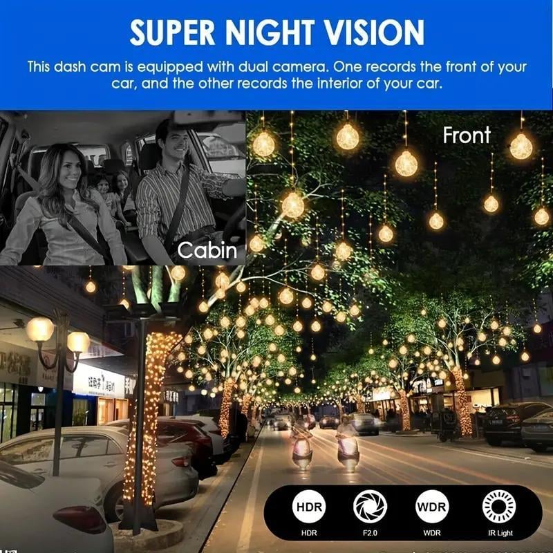 Voor- en Achter Dashcam