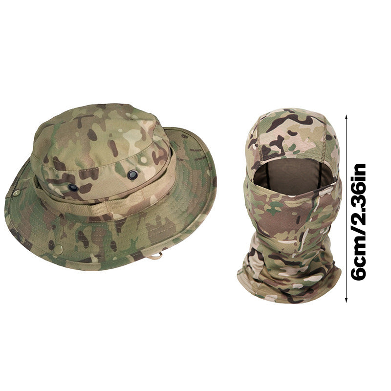 Multifunctionele camouflage-bergsporthoed