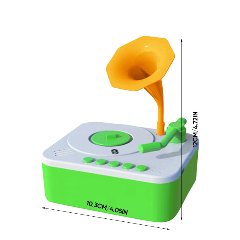 Fonograafverhaalmachine voor kinderen in het vroege onderwijs