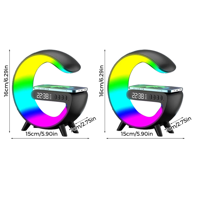 G-vormige led draadloze oplaadbare luidspreker