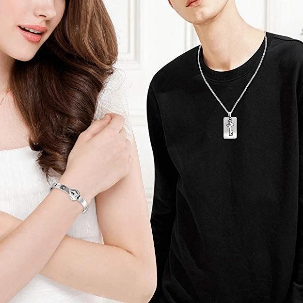 Hartslot armband & ketting