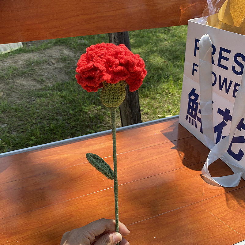 Gehaakt bloemenboeket