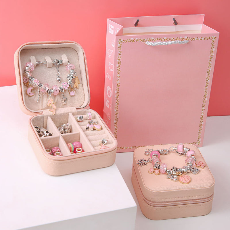 DIY handgemaakte kralenarmbandset voor kinderen